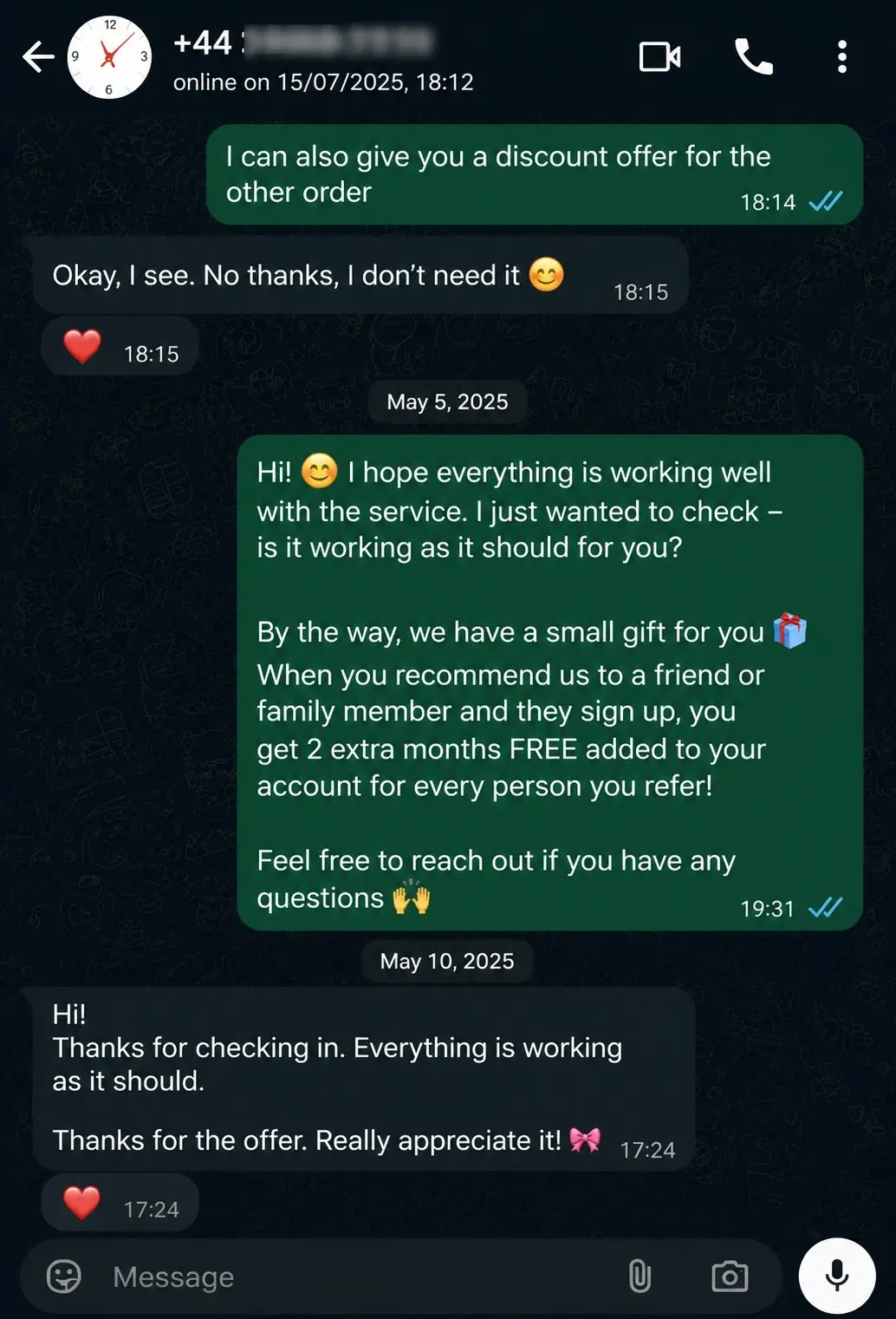 Customer review 15