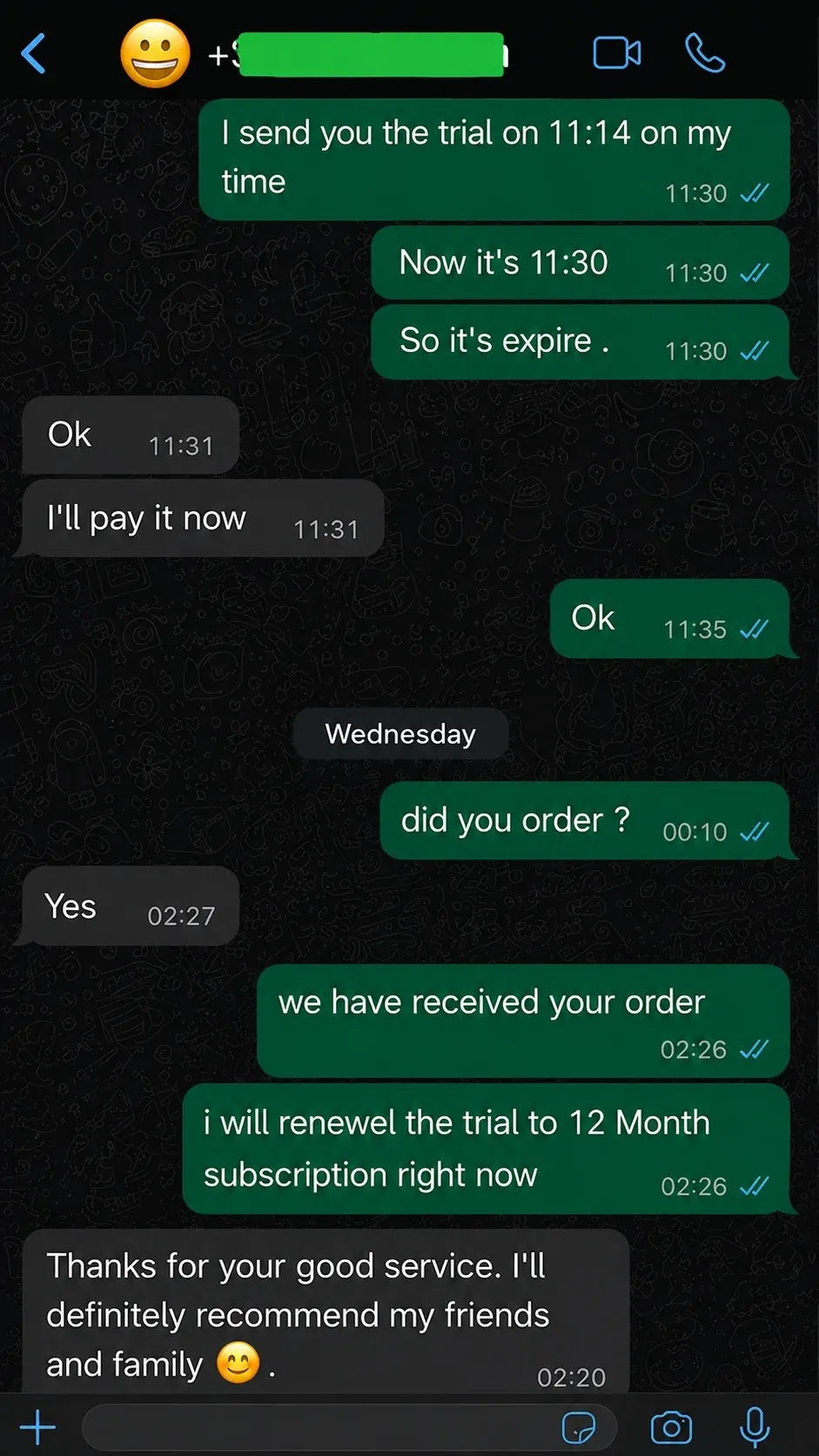 Customer review 6