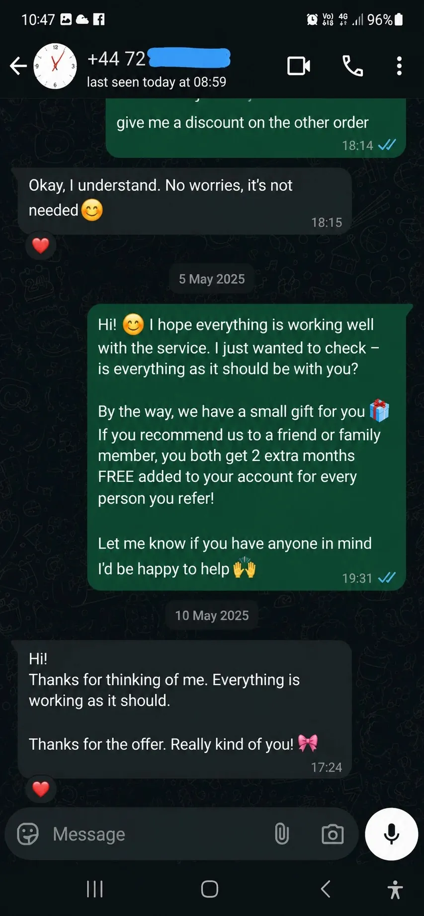 Customer review 9